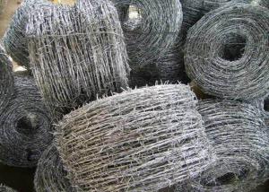 China low carbon steel security SWG12 X SWG14 Barbed Fencing Wire wholesale