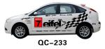 Environment-friendly PVC Custom Car Body Sticker QC-233K