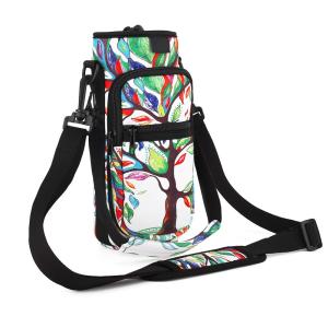 China 2 Pockets Neoprene Insulated Water Bottle Holder wholesale