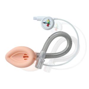 China EU CE Medical Silicone Reinforced Laryngeal Mask Scope Of Application Anaesthesia Anti-bending Wire Design wholesale