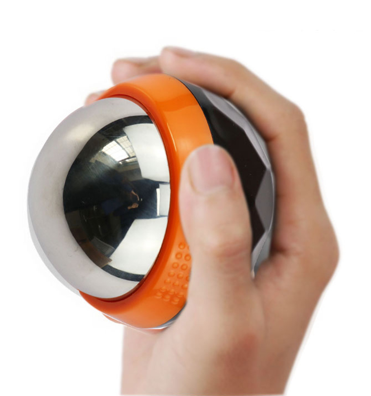 Handheld Stainless Steel Massage Ball D54mm Cold Therapy Massage Roller