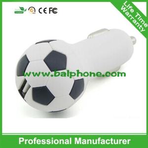 China mobile phone single usb football car charger wholesale