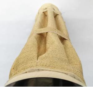 China Aramid Nomex Felt Pleated Filter Bags 130mm Baghouse Star Filter Bag wholesale