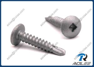 China Disgo Plated 410 Stainless Steel Square Drive Truss Head Self Drilling Screws wholesale