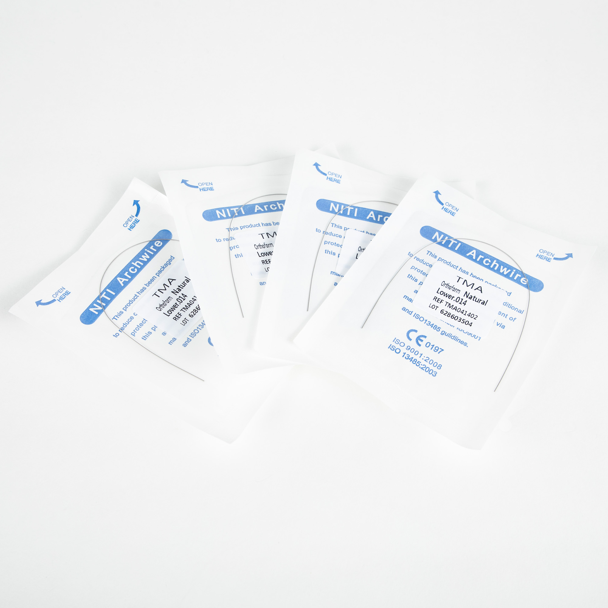 Niti Round Natural Form TMA Orthodontic Arch Wire Super Elastic