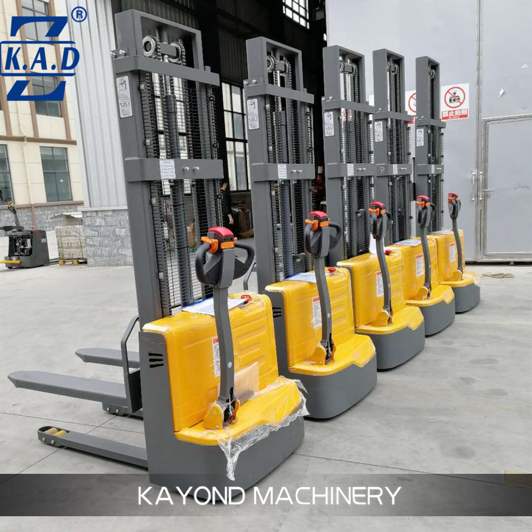 Workshop Light 3m 1000KG Power Electric Stacker Forklift
