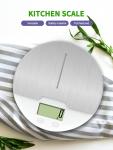 Round Steel Platform Steel Digital Kitchen Food Weighing Scale