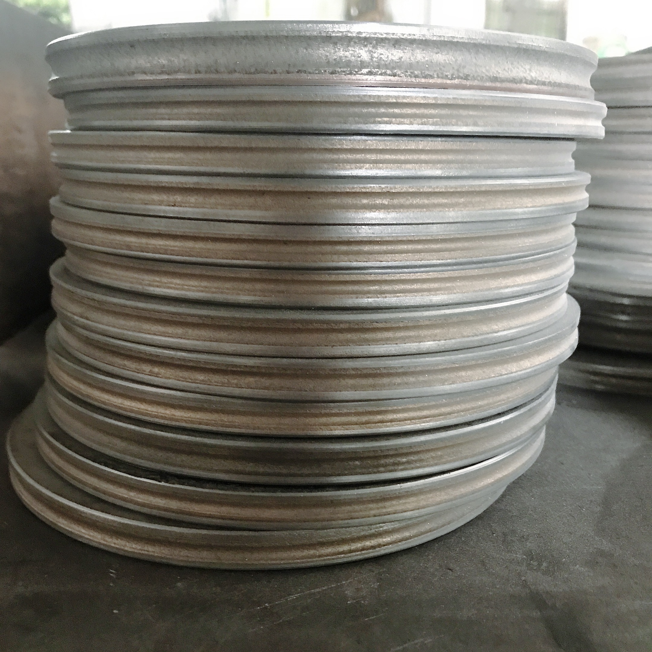 PBLOG double edge pencil diamond grinding wheel can choose different grit on one wheel