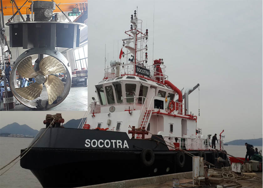 CCS, BV, ABS, DNV Approved Electrical, Diesel Engine Driven Marine Rudder Propeller