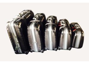China Waterproof Set Of 3 Hard Shell Suitcases , Travel Lightweight Luggage Set 4 Wheels wholesale