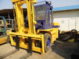 China Used KOMATSU FD100 10T Forklift for sale At lowest price original japan wholesale