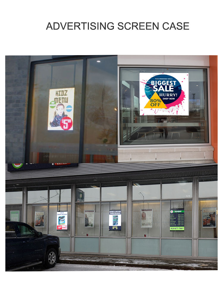 Outdoor Restaurant Menu LED Display Poster With High Resolution 640*960mm
