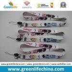 Promotional Custom Polyester Neck Lanyards Fashionable Full Heat Transfer