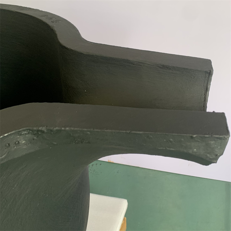 Safety Silicon Carbide Pure Graphite Crucible Oxidation Resistance With Pouring Nozzle