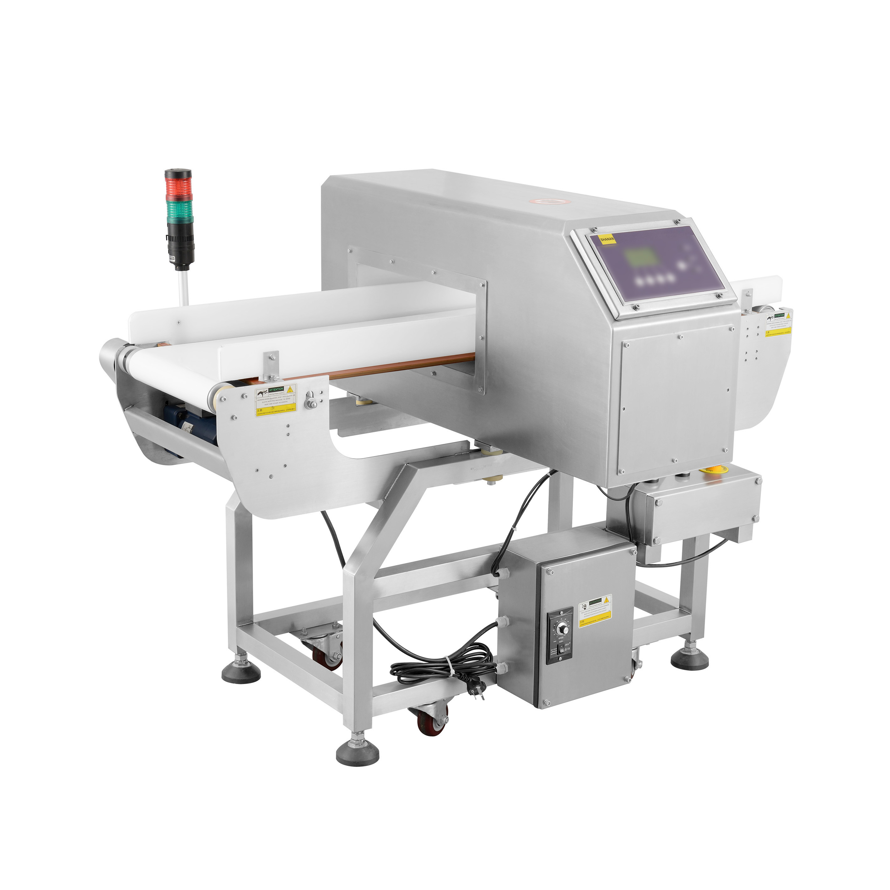 High Quality Conveyor Belt Food Grade Online Non-FE Chocolate Metal Detector Machine For Both Dry Food