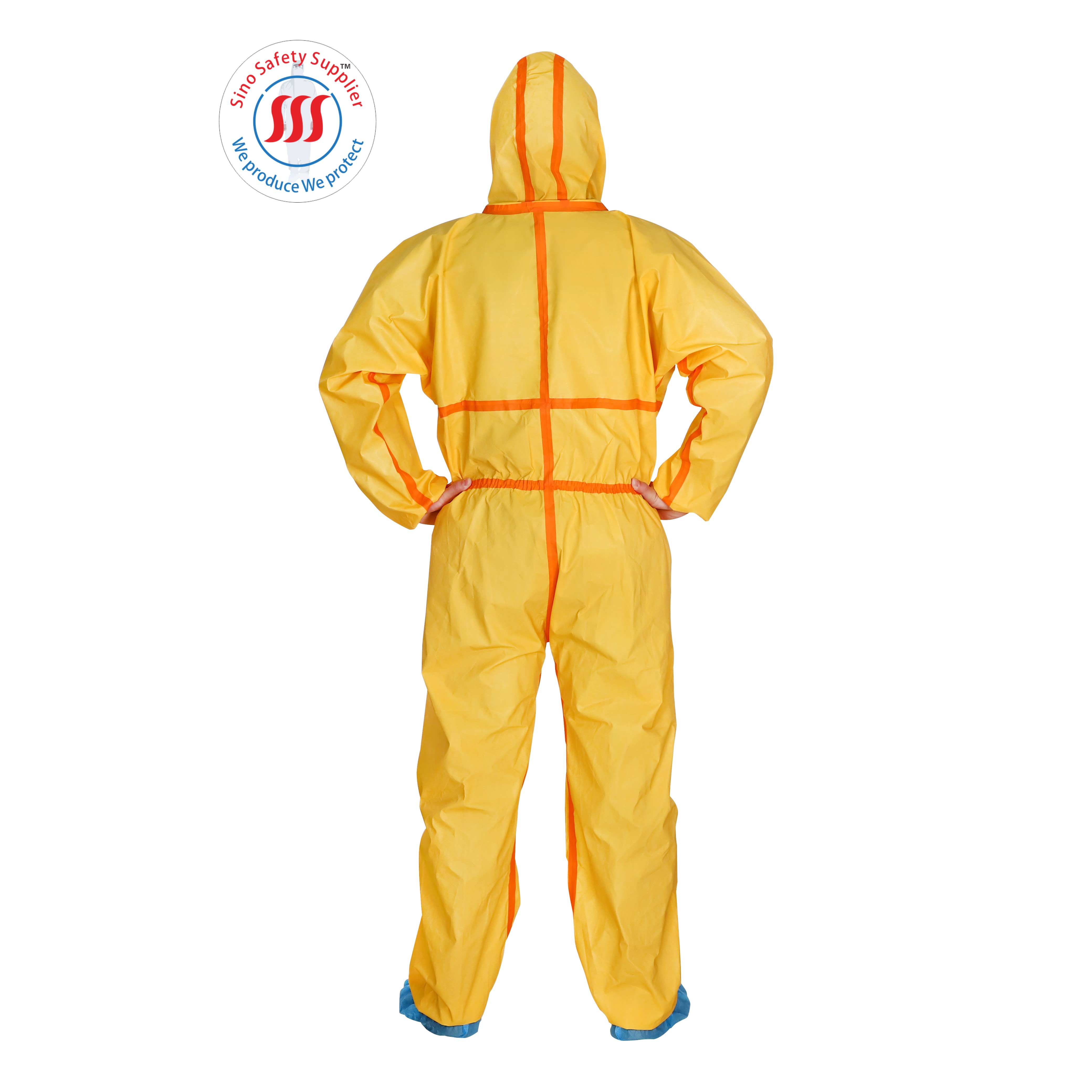 Disease Control Type 3 Disposable Coveralls Tank Cleaning Petrochemical Oil Refinery