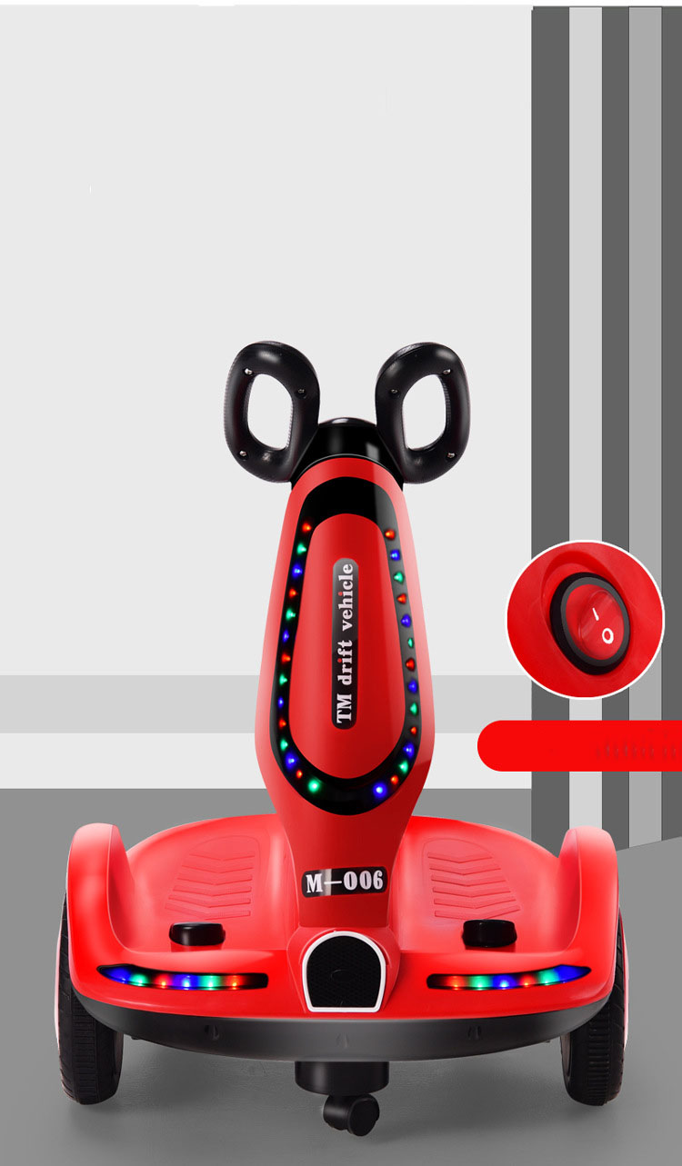 12V Battery Powered Kids Electric Ride On Car with Remote Control and Balance Machine