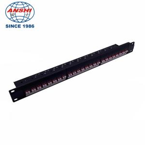 China Rack Mount ODF Fiber Optic Patch Panel For Telecommunications wholesale