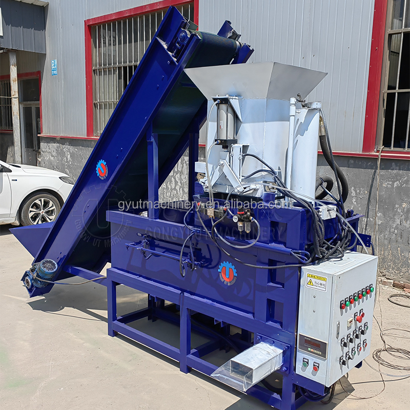 Wood Shavings Press Baler Full Automatic Hydraulic Sawdust Wood Chips Bagging Machine