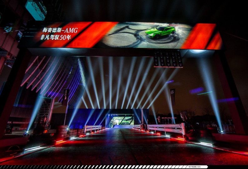 Professional 7*10w Beam Effect Led Moving Head IP20 For Theme Park