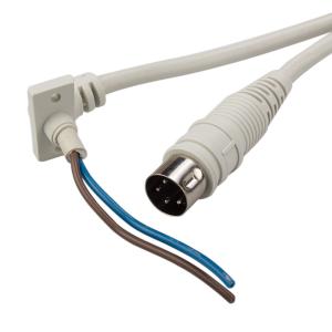 China RoHS Approved Male 4PIN To 2PIN DIN Connector Cable wholesale