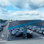 Solar Parking Lot Anodized Aluminum PV Mounting Structures