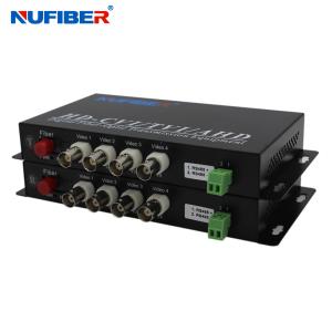 China 1080P Fiber Video Converter 4BNC 20km Distance ROHS Approved wholesale