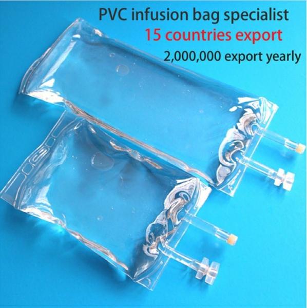 250ml 500ml 1000ml Disposable PVC Disposable Medical Infusion Bag IV Infusion