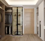 Wooden Lacquer 6x6 Walk In Closet Cupboard Dressing Room Premade