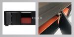 Foshan Metal Legs Simple Design Wooden Red Tv Stand