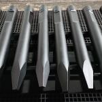 Hydraulic Rock Hammer Concrete Stone Breaker Parts Tool Round Flat Wedge Moil