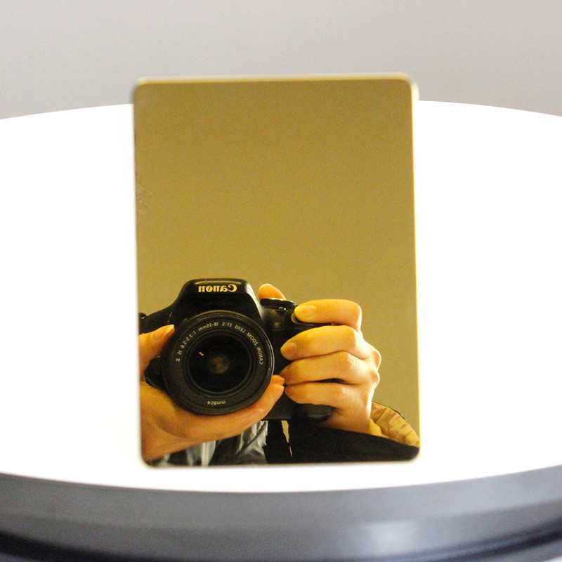 Aisi 201 304 410 430 4X8 Gold Mirror Stainless Steel Sheet Rose Gold Color