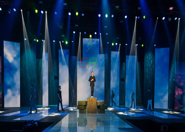 4mm SMD2121 Portable Stage LED Screens , Super Light LED Stage Curtain Screen