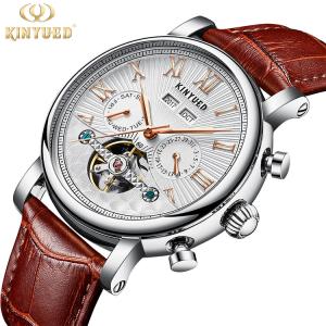 China Pin Buckle Automatic Mechanical Watch High Hardness Glass Water Resistant wholesale