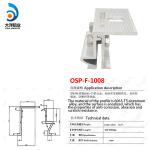 Spray Sandblasting Aluminum Alloy Angle Clamp Anodic Oxidation