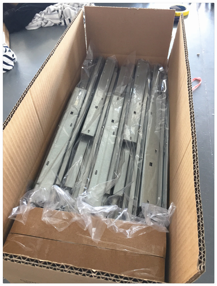 Heavy Duty Undermount Soft Close Drawer Slides Single Extension Galvanized
