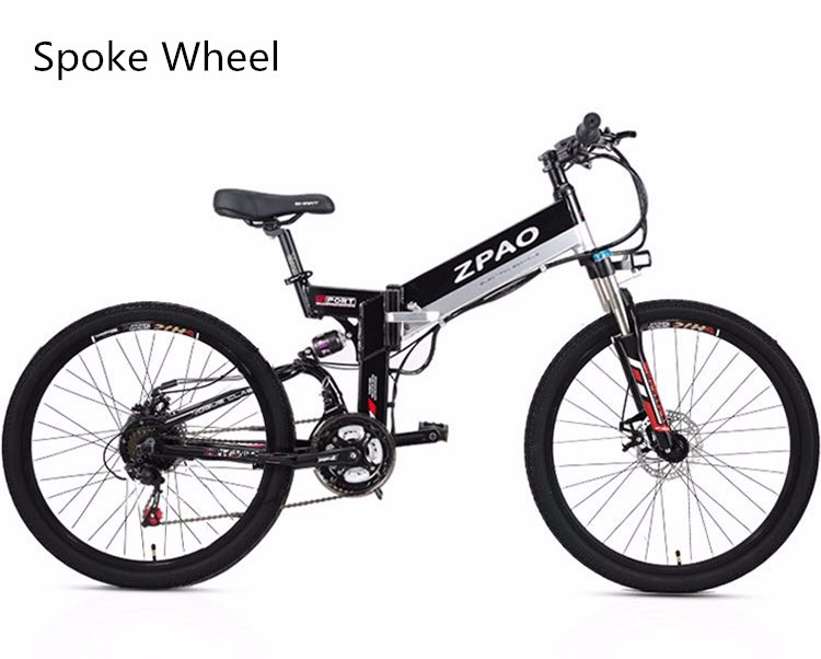 30 - 50Km/h Electric Folding Bike 48V 10.4AH Battery 250W - 350W CE Certificated