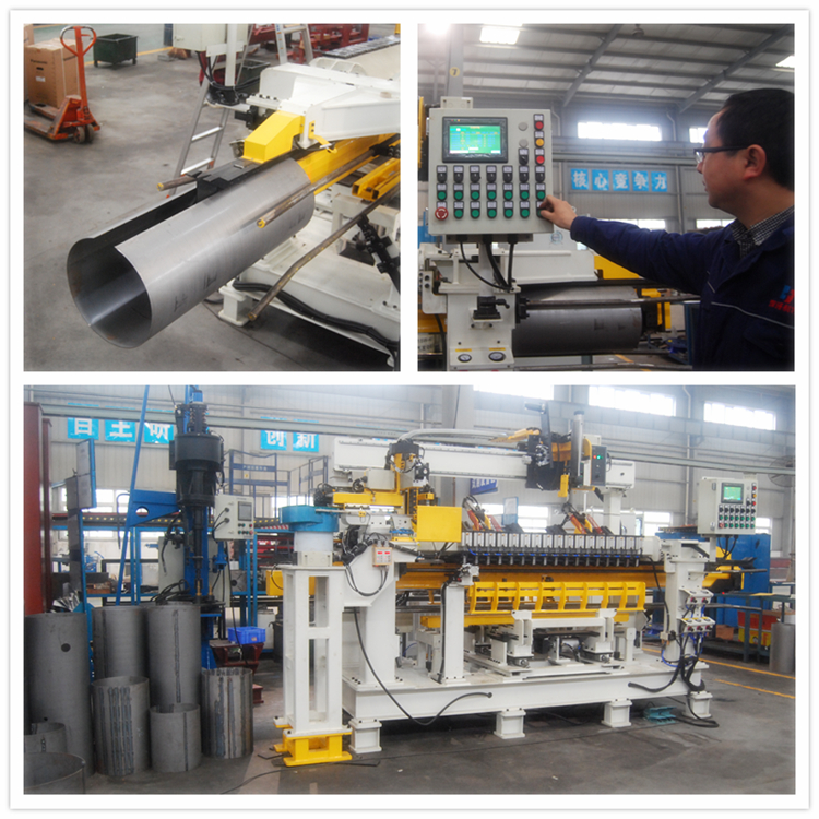 Stainless Steel Water Tank Welding Machine Max 500A Automatic Longitudinal Welder Equipment