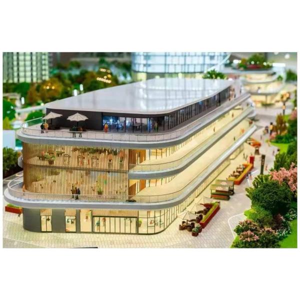 1:100 Architectural Scale Model Urban Development With Parks And Water Features