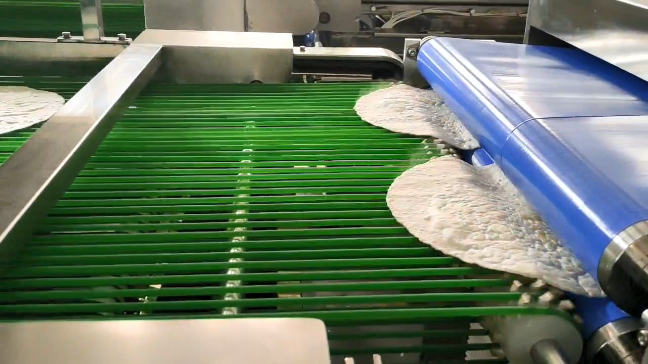 1500pcs/H Compact Tortilla Machine Roti Chapati Tortillas Making Flatbread Production Line
