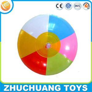 China standard size transparent eye ball beach ball wholesale