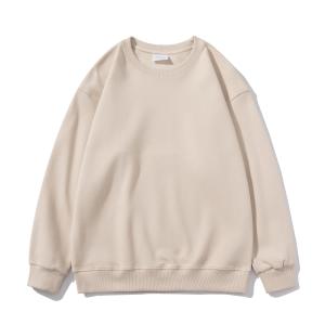 China FODARLLOY Fashion Colors Beige Hoodie OEM Streetwear Essentials Oversize Unisex Pull Coat Men's Hoodies Pullover Red wholesale
