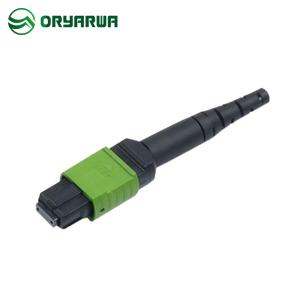 China Green 3.0mm Multimode MPO Fiber Connector Female For FTTX 100G SFP wholesale