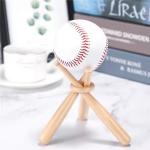 Factory Direct Wooden Crafts - Colorful Mini Baseball Bat with Display Stand and