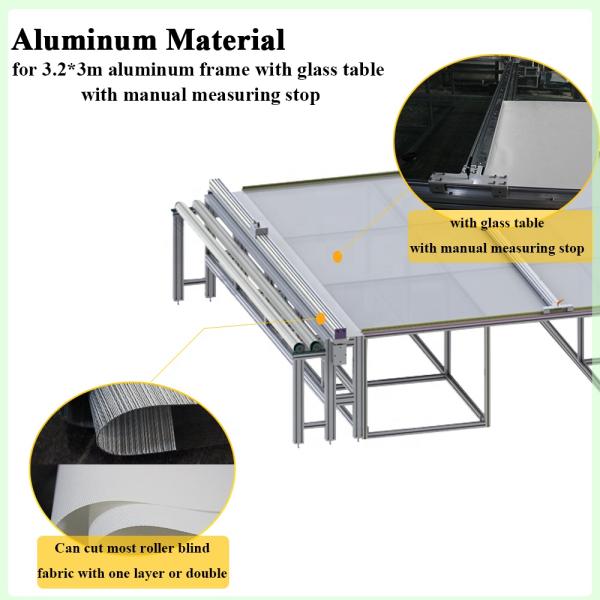Manual Roller Blind Fabric Cutting Zebra Fabric Cutting Machine with No Fur for Black/Zebra/Sunscreen Roller Blind