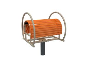 China Chinese Hot Sell Bodybuliding Gym Equipment Waist and Back Streching Trainer for Park Fitness wholesale