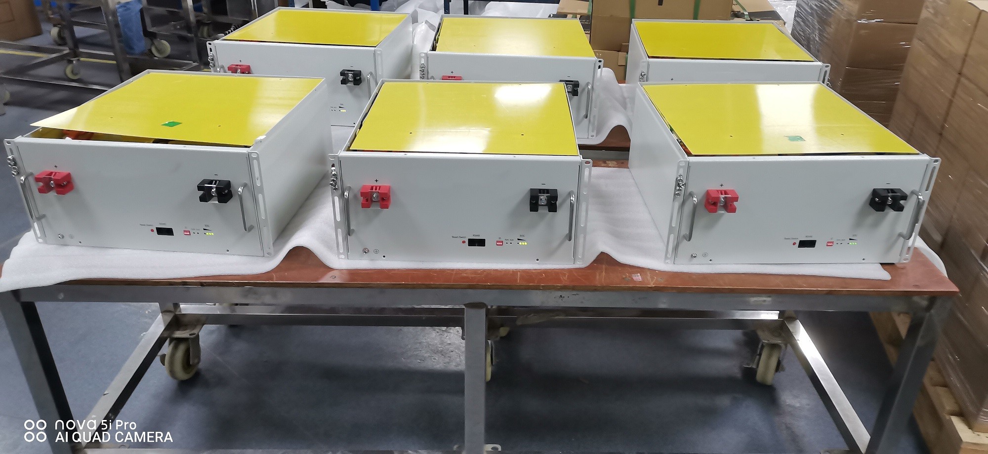 15pks 48V LiFePO4 Battery 5120WH 16S18P HESS For Solar System