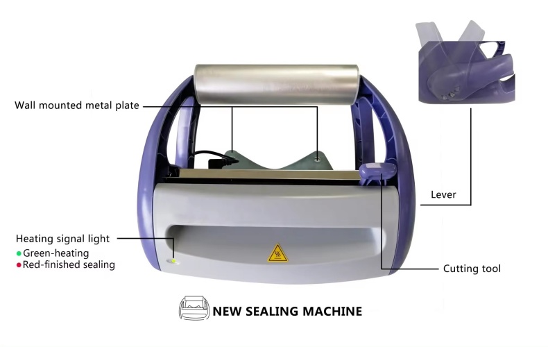 Desktop Type Dental Bag Sealing Machine Heat Style 250mm Dental Pouch Sealer