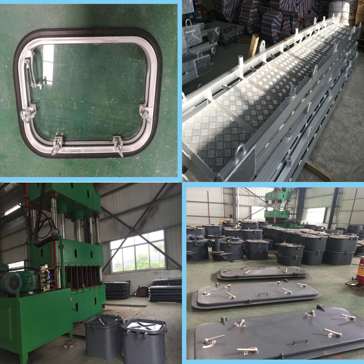 Customized Watertight Doors On Ships , 0.06Mpa-0.5Mpa Pressure Aluminum Marine Doors