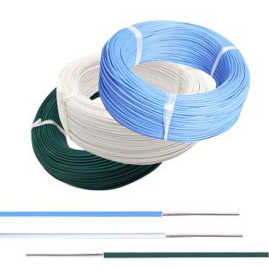 China 22AWG Heat Resistant Silver Plated Copper Extruded PFA Insulation Wire wholesale